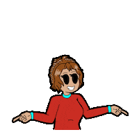 Dance Girl Sticker