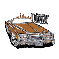 Classic Car Animation Sticker