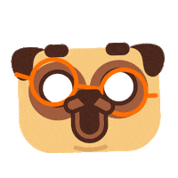 Mops Sticker