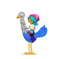 ostrich Sticker by YouTube Kids