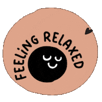 Relaxed Mood Sticker by Wangsa Jelita