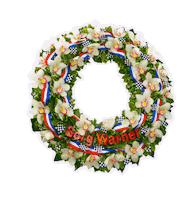 Indy 500 Wreath Sticker by BorgWarner Inc.