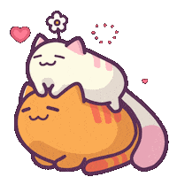 Cat Love Sticker by Castaways