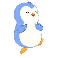 Excited Tell Me Sticker by Pudgy Penguins