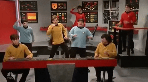 Star Trek Dancing GIF by Saturday Night Live