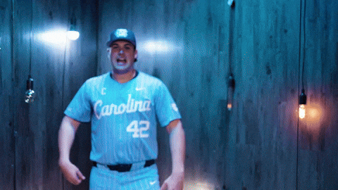 University Of North Carolina Baseball GIF by UNC Tar Heels