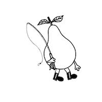 Pear Sticker by The Sigit