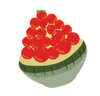 MykoriMY watermelon kakigori mykori mykorimy Sticker