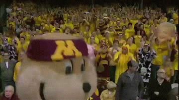Minnesota Gophers Mascot GIF by Goldy the Gopher - University of Minnesota