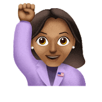 Kamala Harris Emoji Sticker by INTO ACTION