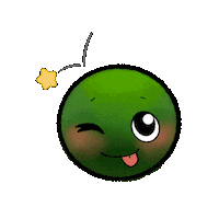 mossamigos bashful marimo moss ball moss amigos Sticker