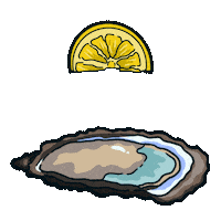 VisitMorroBayCA oyster morro bay morrobay visit morro bay Sticker