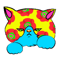 Cat 寝る Sticker