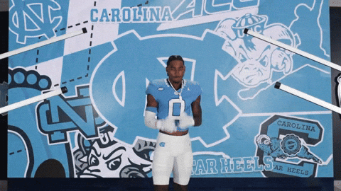 University Of North Carolina Football GIF by UNC Tar Heels
