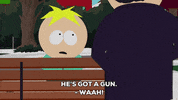 butters stotch crying GIF by South Park 