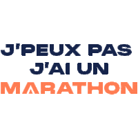 Race Marathon Sticker by Campus Running Addict