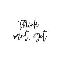 DearCharlie black life lettering think Sticker