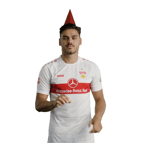 Celebrating Happy Birthday Sticker by VfB Stuttgart