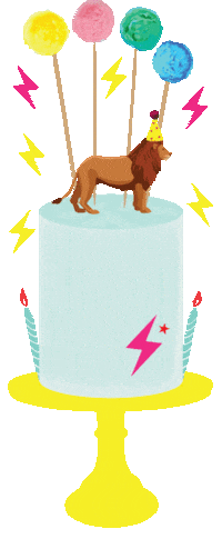 Leo Pompom Sticker by Loome
