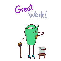 Happy Great Job Sticker by Moving Picture Show