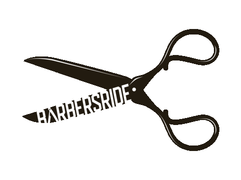 Barbersride giphyupload ride barber cut Sticker