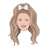 Girl Bow Sticker by Nicol Raidman