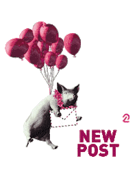 pink news Sticker by Lunik2
