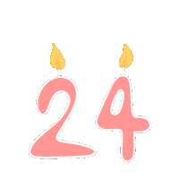 24 Sticker by lalalove