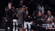brooklyn nets dunk GIF by NBA