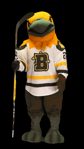 brockport giphyupload celebration hockey mascot GIF