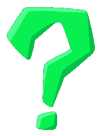Confused Neon Sticker