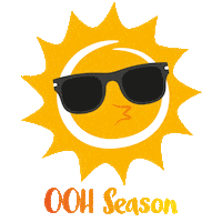 WallDecaux sun weekend sunglasses good vibes Sticker