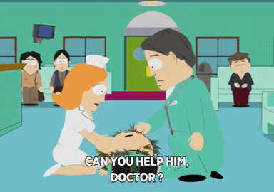 butters stotch doctor GIF by South Park 