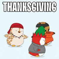 Thanks Giving Penguin GIF by Pudgy Penguins