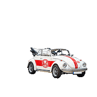 AutomobilclubvD speed bus flames van Sticker