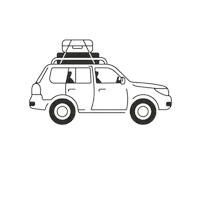 Driving Rental Car Sticker by billiger-mietwagen.de