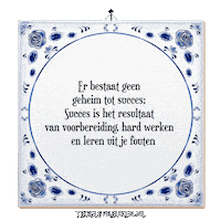 Focus Succes Sticker by Tegelspreuken.nl