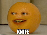 AnnoyingOrangeGifs reaction food cartoon comedy GIF