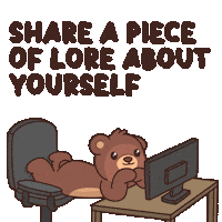 Teddy Bear Story Sticker by BEARISH