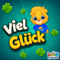 German Good Luck GIF by Lucas and Friends by RV AppStudios