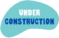 peacekidsnaples blue under construction peacekidsnaples Sticker