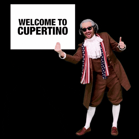 Cupertino Welcome Sign GIF