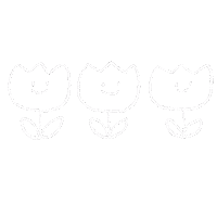 tzuwuwu simple hana 花 tulip Sticker