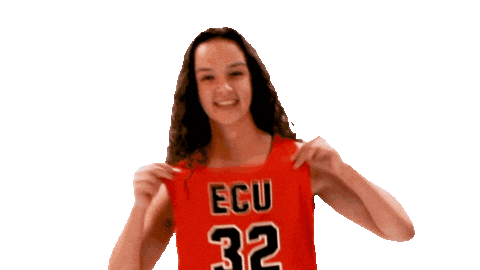 Happy Womens Basketball Sticker by East Central University