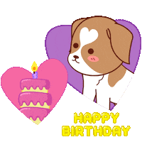 Happy Birthday Party Sticker by MyMorningDog