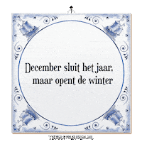 Winter Humor Sticker by Tegelspreuken.nl