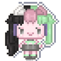 Happy Pixel Sticker
