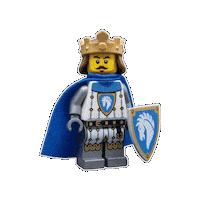 FrankyT_Lego king lego knight medieval Sticker