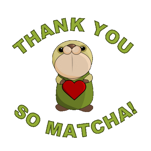 Heart Thank You Sticker
