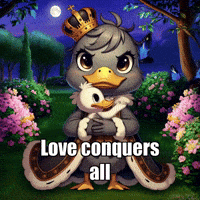 Love Conquers All Romance GIF by sirduckbeth